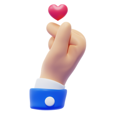 Love Hand Gesture  3D Icon