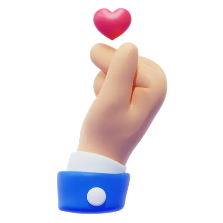 Love Hand Gesture  3D Icon