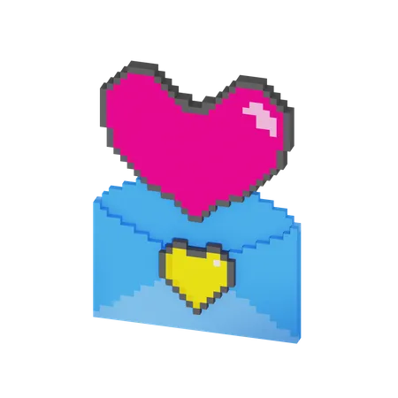 Love Letter  3D Icon