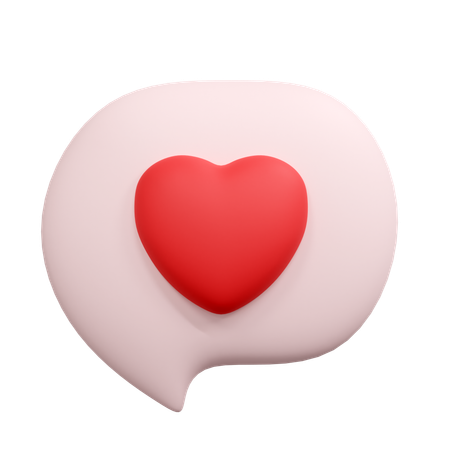 Love message  3D Icon