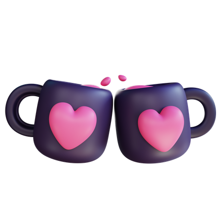 Love Mug  3D Icon