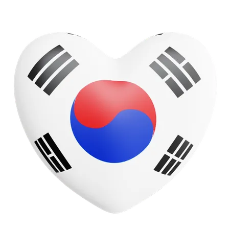 韓国が大好き  3D Icon