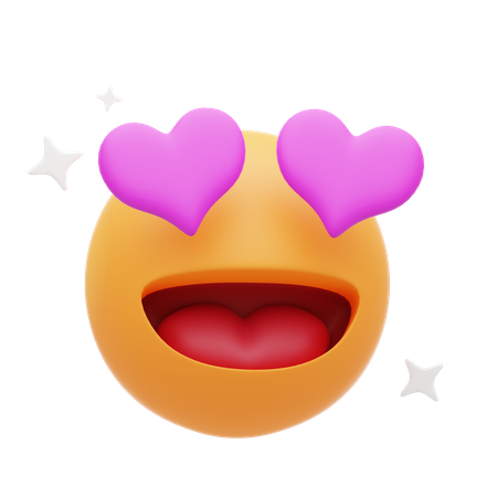 Loving Emoji  3D Icon