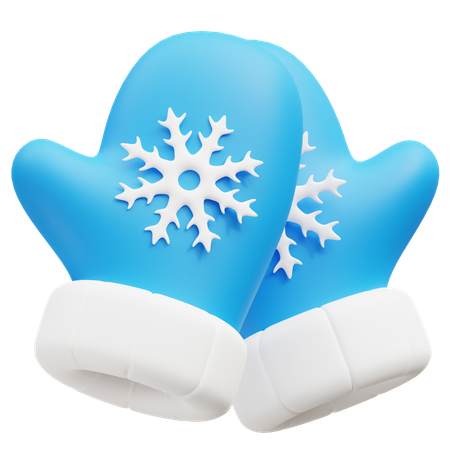 Luvas de Inverno  3D Icon