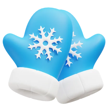 Luvas de Inverno  3D Icon