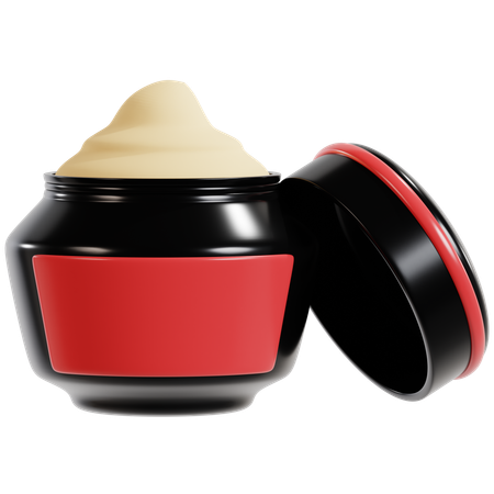 Luxurious Skincare Cream Jar  3D Icon