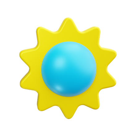 Luz solar  3D Icon