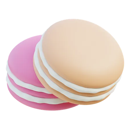 Macarrón  3D Icon