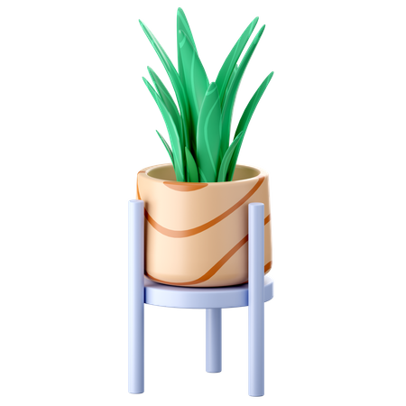 Maceta de plantas  3D Icon