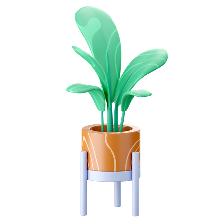 Maceta de plantas  3D Icon