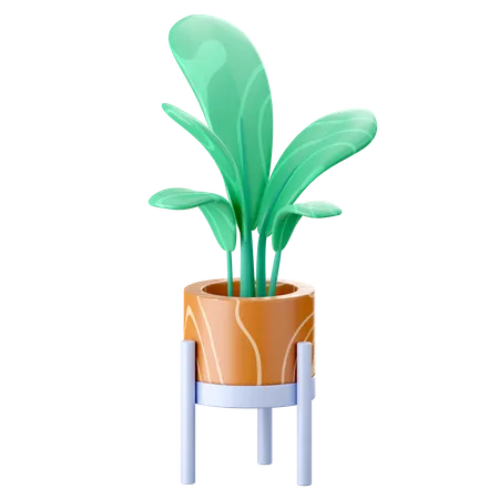 Maceta de plantas  3D Icon