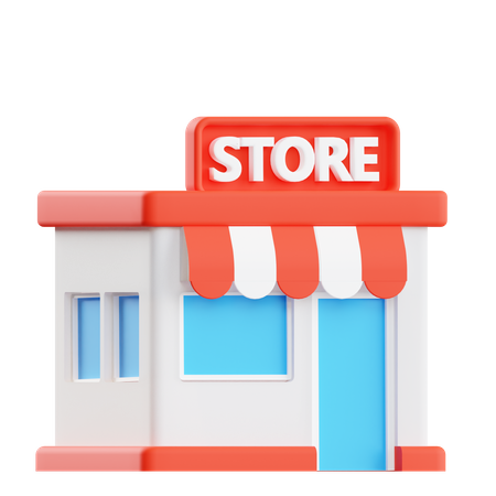 Magasin  3D Illustration