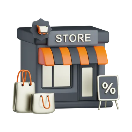 Magasin  3D Icon