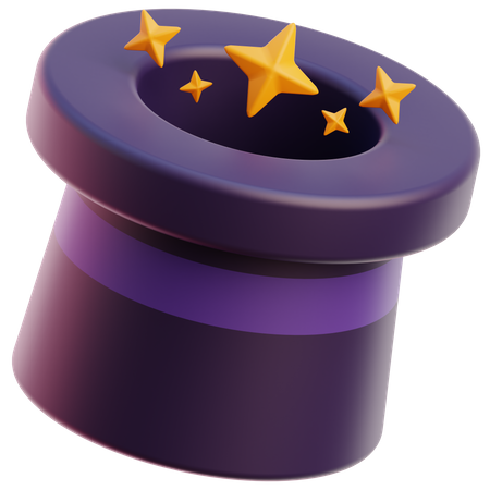 Magic hat  3D Icon