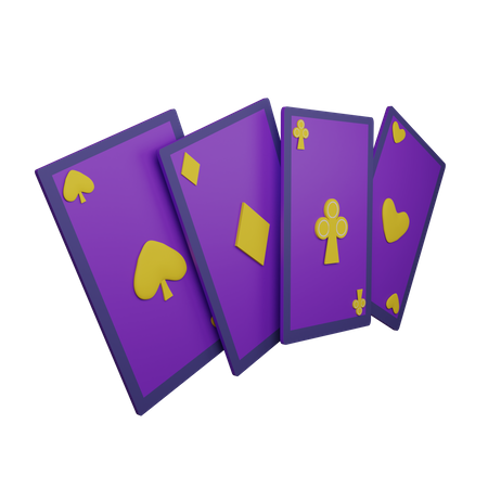 Magical Cards  3D Illustration