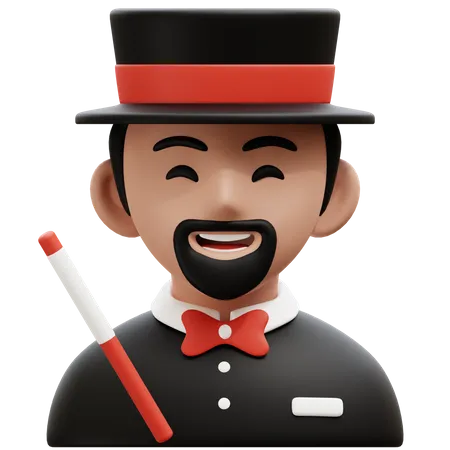 Magician  3D Icon