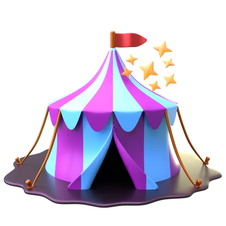 Magician Tent  3D Icon