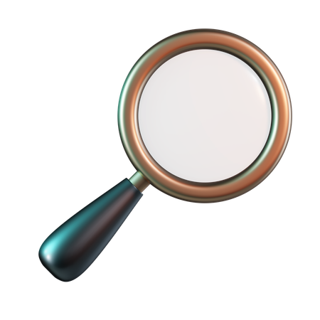 Magnifying Glass  3D Icon