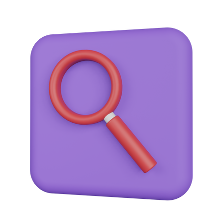 Magnifying Glass  3D Illustration