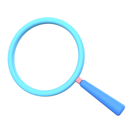 Magnifying Glass  3D Illustration