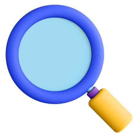 Magnifying Glass  3D Illustration