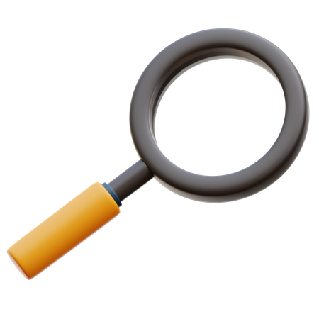 Magnifying Glass  3D Illustration