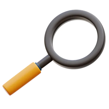 Magnifying Glass  3D Illustration