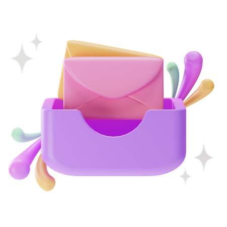 Mail Inbox  3D Icon