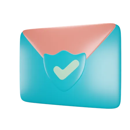 Mail-Sicherheit  3D Icon