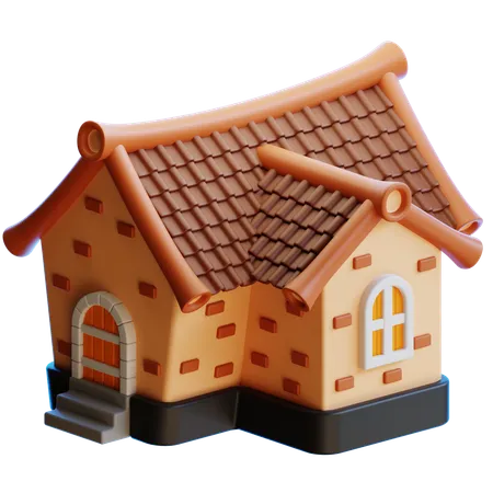 Maison de conte de fées  3D Icon