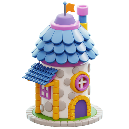 Tour de maison  3D Icon