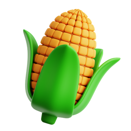 Maíz  3D Icon