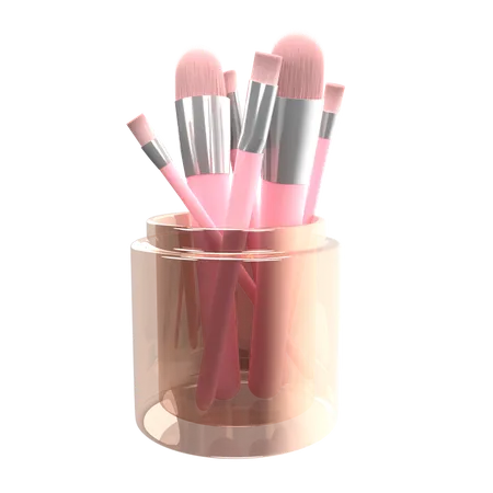 Makeup Brush  3D Icon