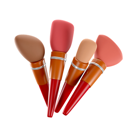 Makeup Brushes  3D Icon