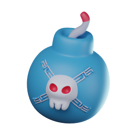 Malware-Bombe  3D Icon