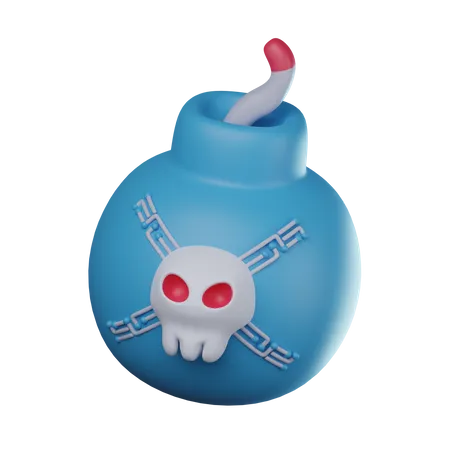 Malware-Bombe  3D Icon