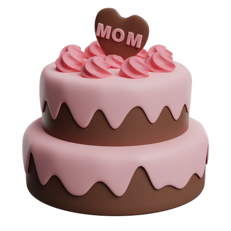 Pastel de mamá  3D Icon