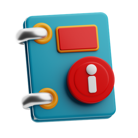 Manual  3D Icon