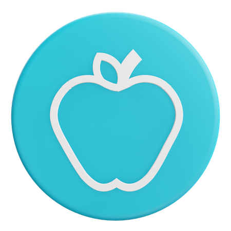 Manzana  3D Icon