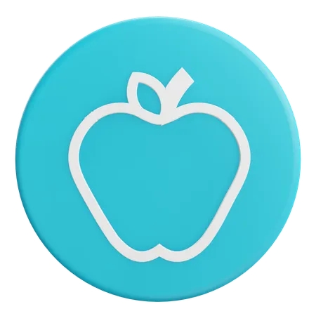 Manzana  3D Icon