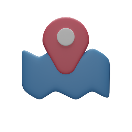 Map  3D Icon