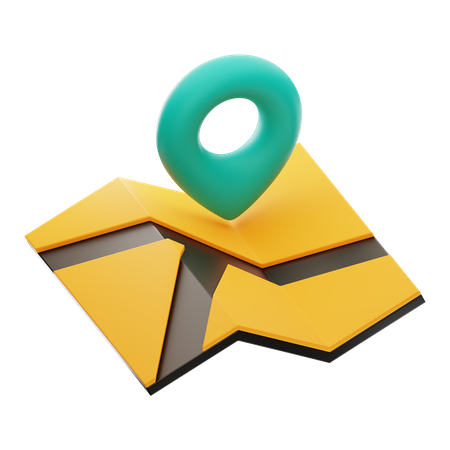 Map  3D Icon