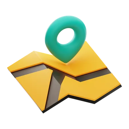 Map  3D Icon