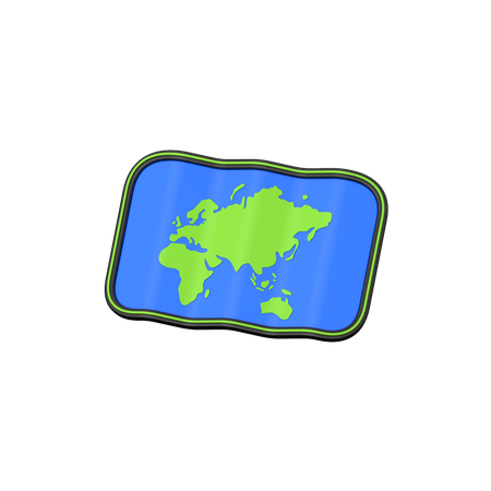 Mapa  3D Icon