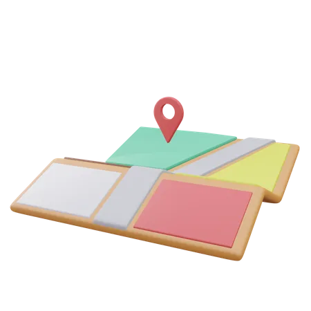 Mapa  3D Icon