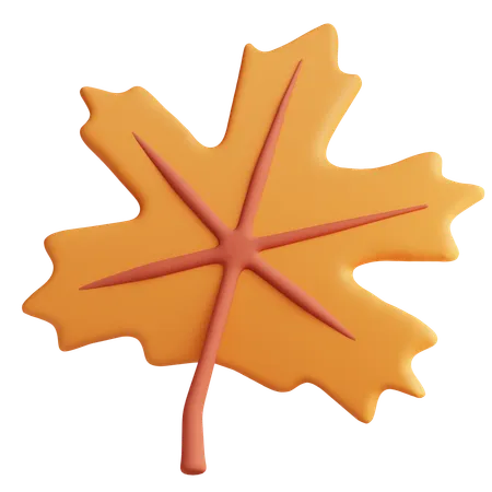 Maple leaf  3D Icon