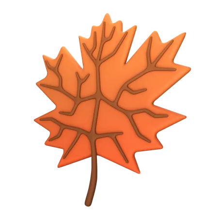 Maple Leaf  3D Icon