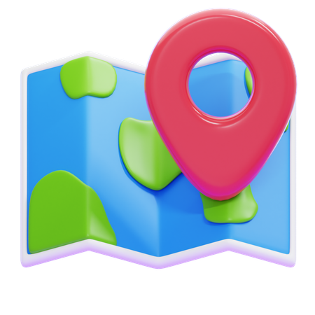 MAPS  3D Icon