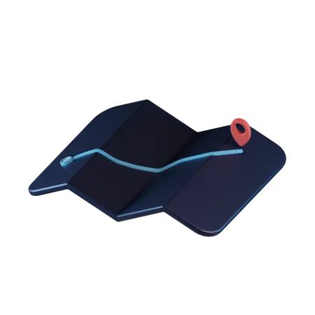 Maps  3D Icon