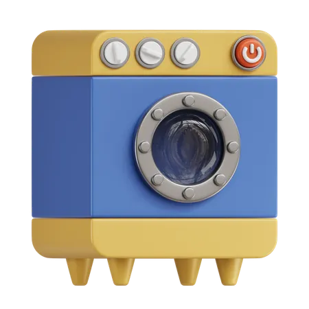 Máquina de lavar  3D Icon